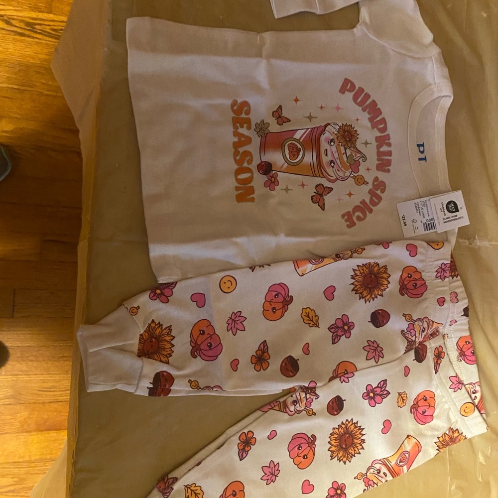 Pumpkin Spice Season Kids Matching Set